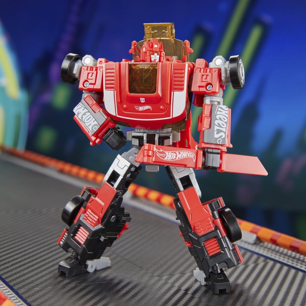 Transformers x Hot Wheels Collaborative Deluxe Class figurine GT-Scorcher 13 cm