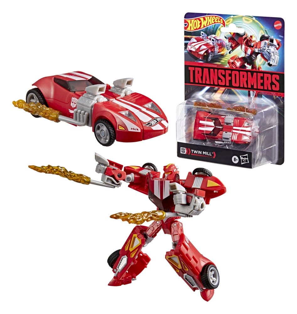 Transformers Collaborative Hot Wheels x Transformers Deluxe Class figurine Twin Mill 13 cm