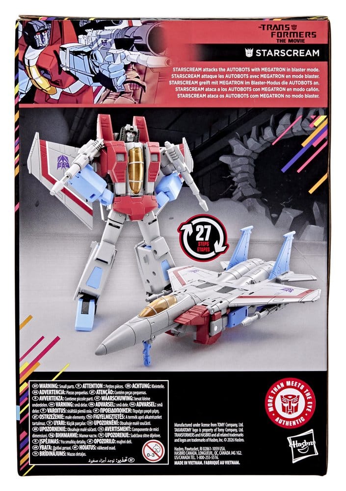 Les Transformers : le film Studio Series Voyager Class figurine Starscream 17 cm