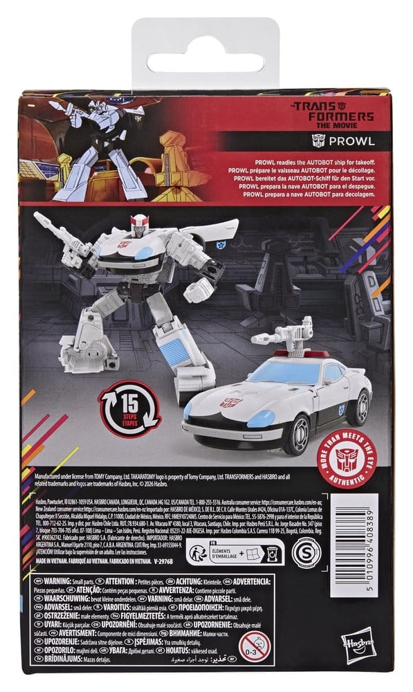 Les Transformers : le film Studio Series Deluxe Class figurine Prowl 13 cm