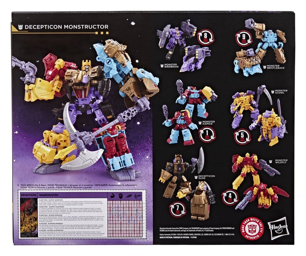 Transformers Age of the Primes Figurine Decepticon Monstructor 17 cm