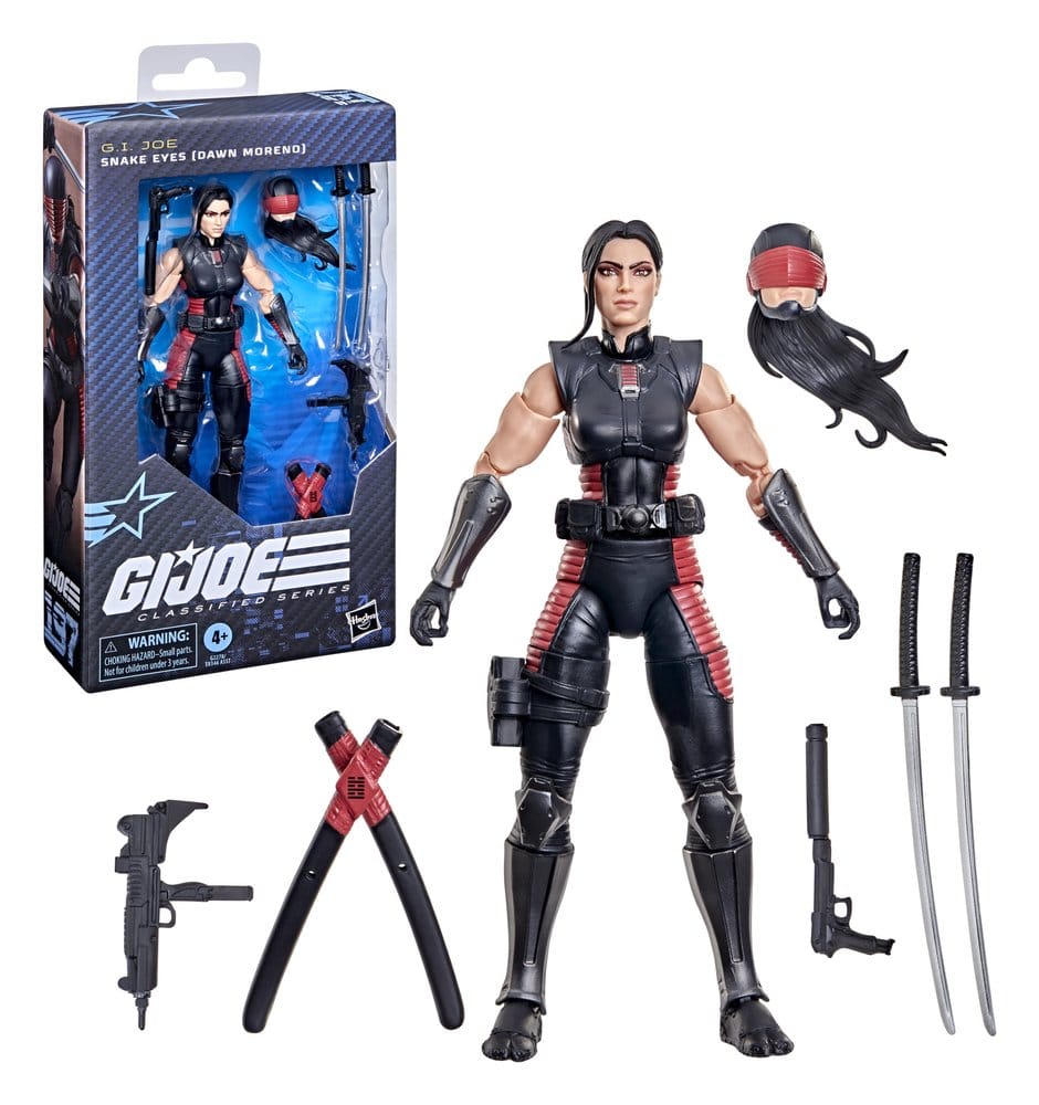 G.I. Joe Classified Series Figurine Snake Eyes (Dawn Moreno) 15 cm