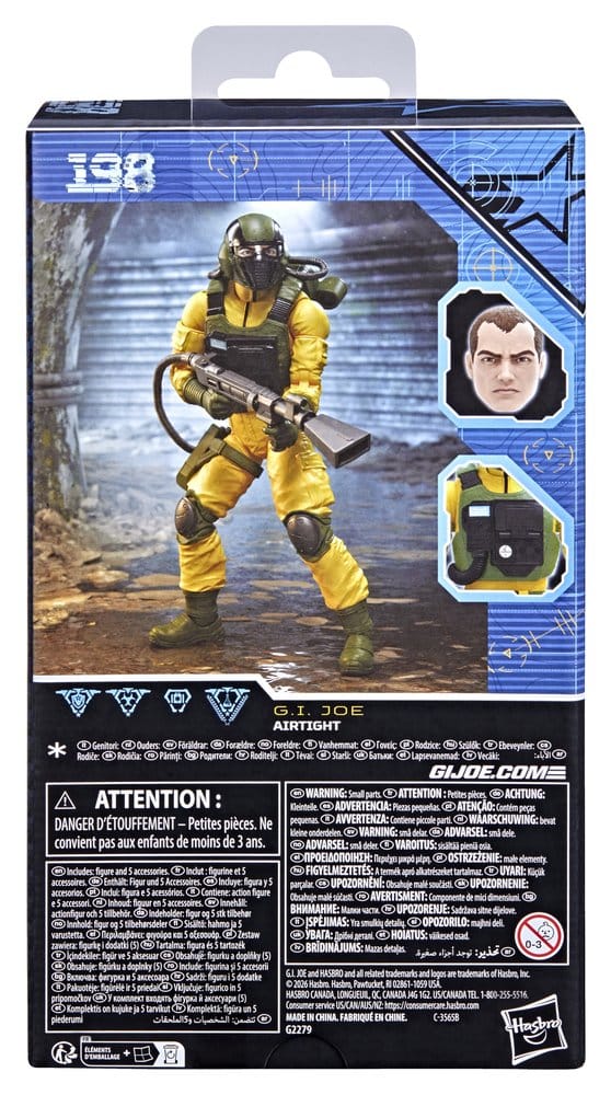 G.I. Joe Classified Series figurine #198 Airtight 15 cm