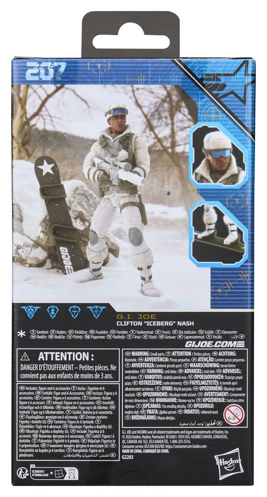 G.I. Joe Classified Series figurine #207 Clifton "Iceberg" Nash 15 cm