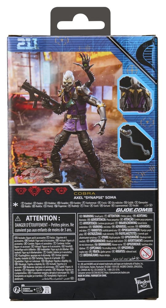 G.I. Joe Classified Series figurine #211 Axel "Synapse" Soma 15 cm