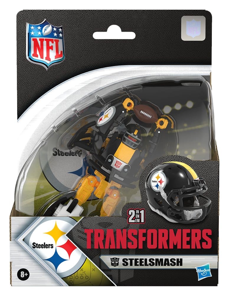 Transformers x NFL figurine Pittsburgh Steelers: Steelsmash 14 cm