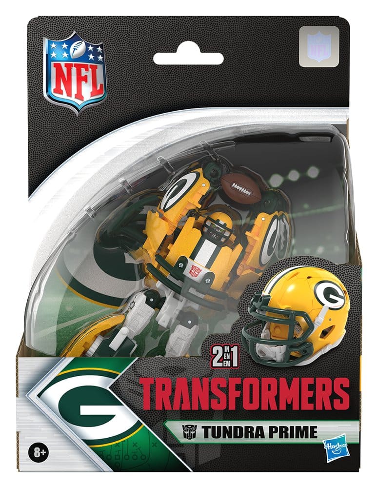 Transformers x NFL figurine Green Bay Packers: Tundra Prime 14 cm