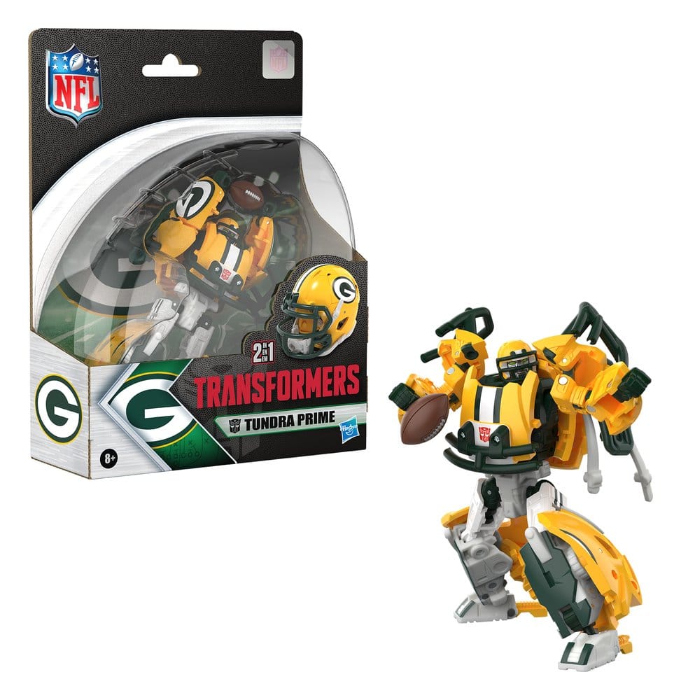 Transformers x NFL figurine Green Bay Packers: Tundra Prime 14 cm