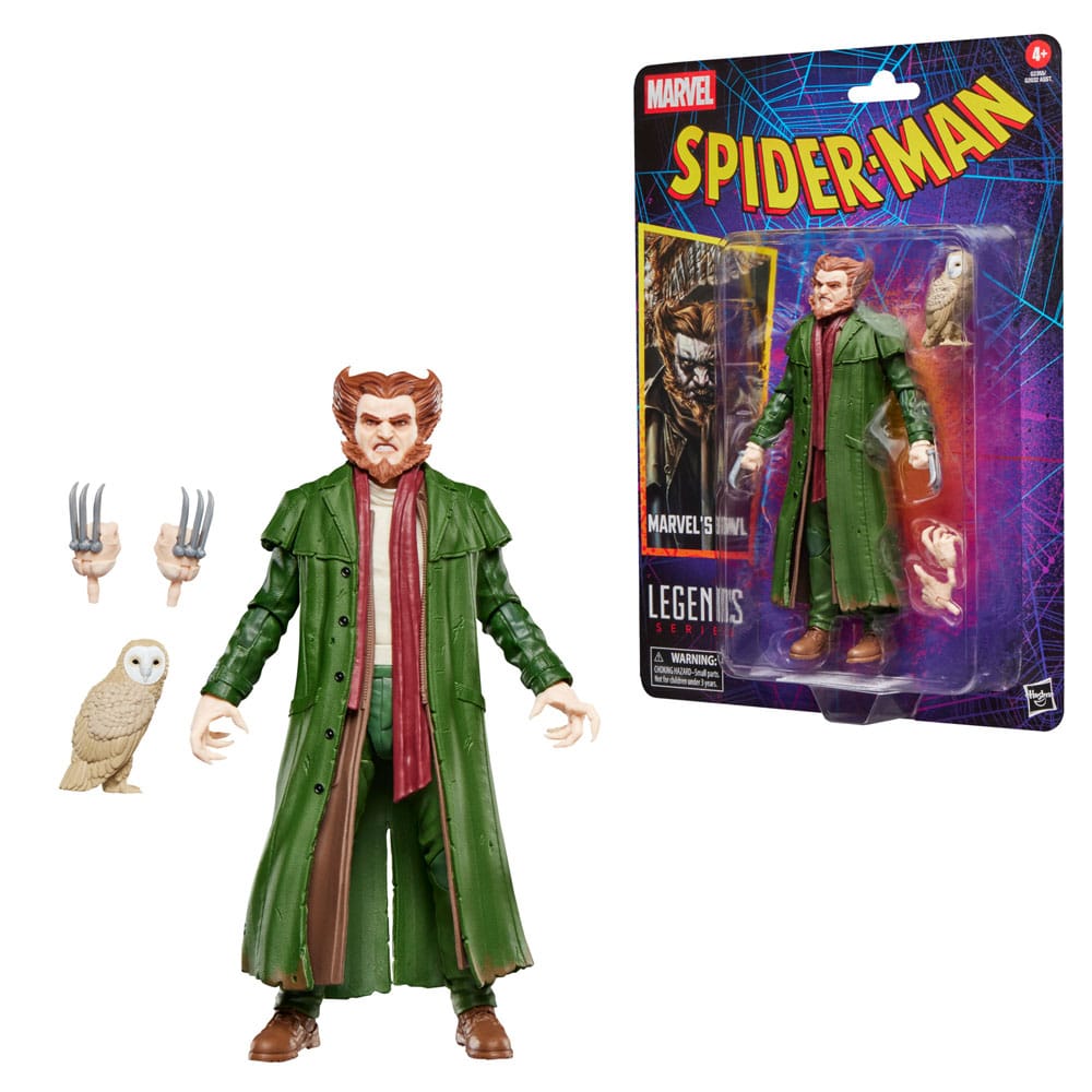 Spider-Man Marvel Legends Retro figurine Marvel's Owl 15 cm