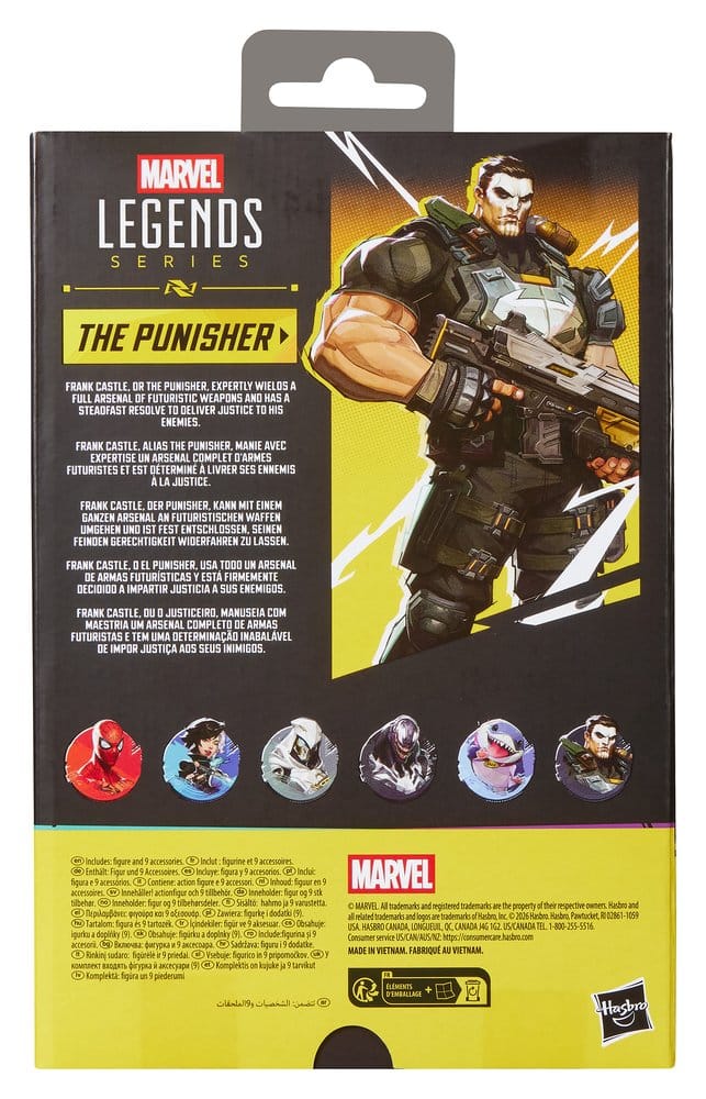 Marvel Rivals Marvel Legends figurine The Punisher 15 cm