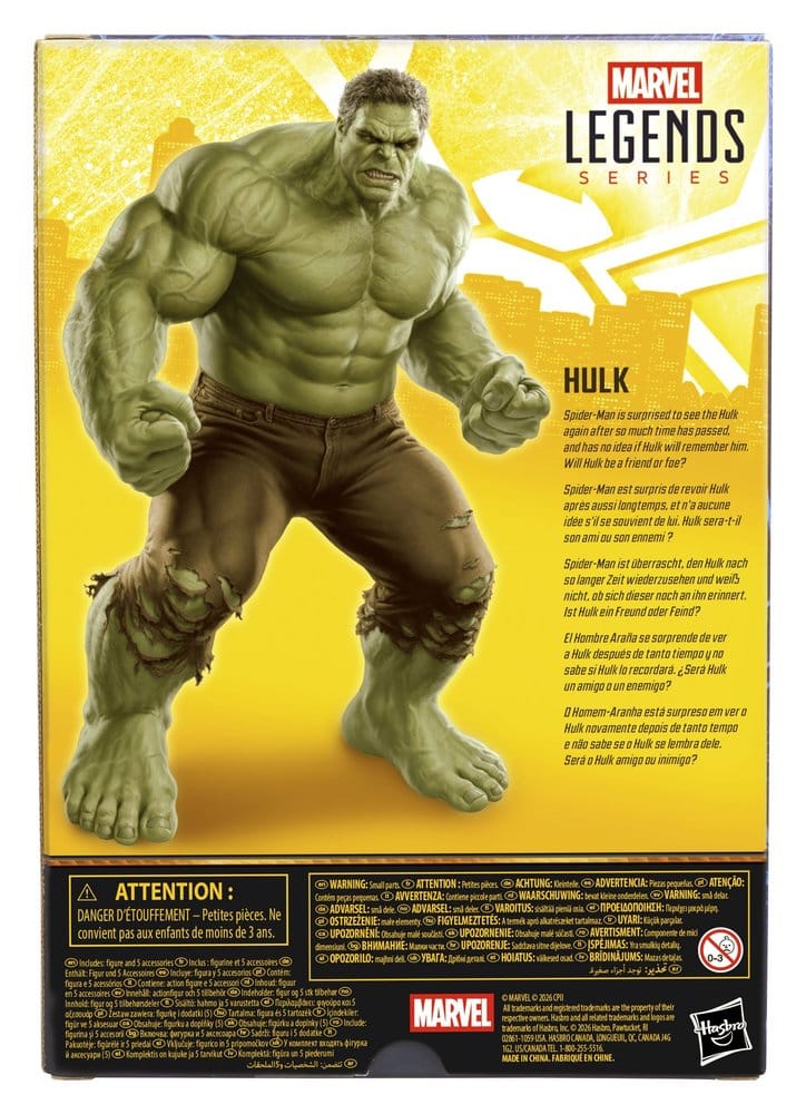 Spider-Man: Brand New Day Marvel Legends figurine Hulk 20 cm