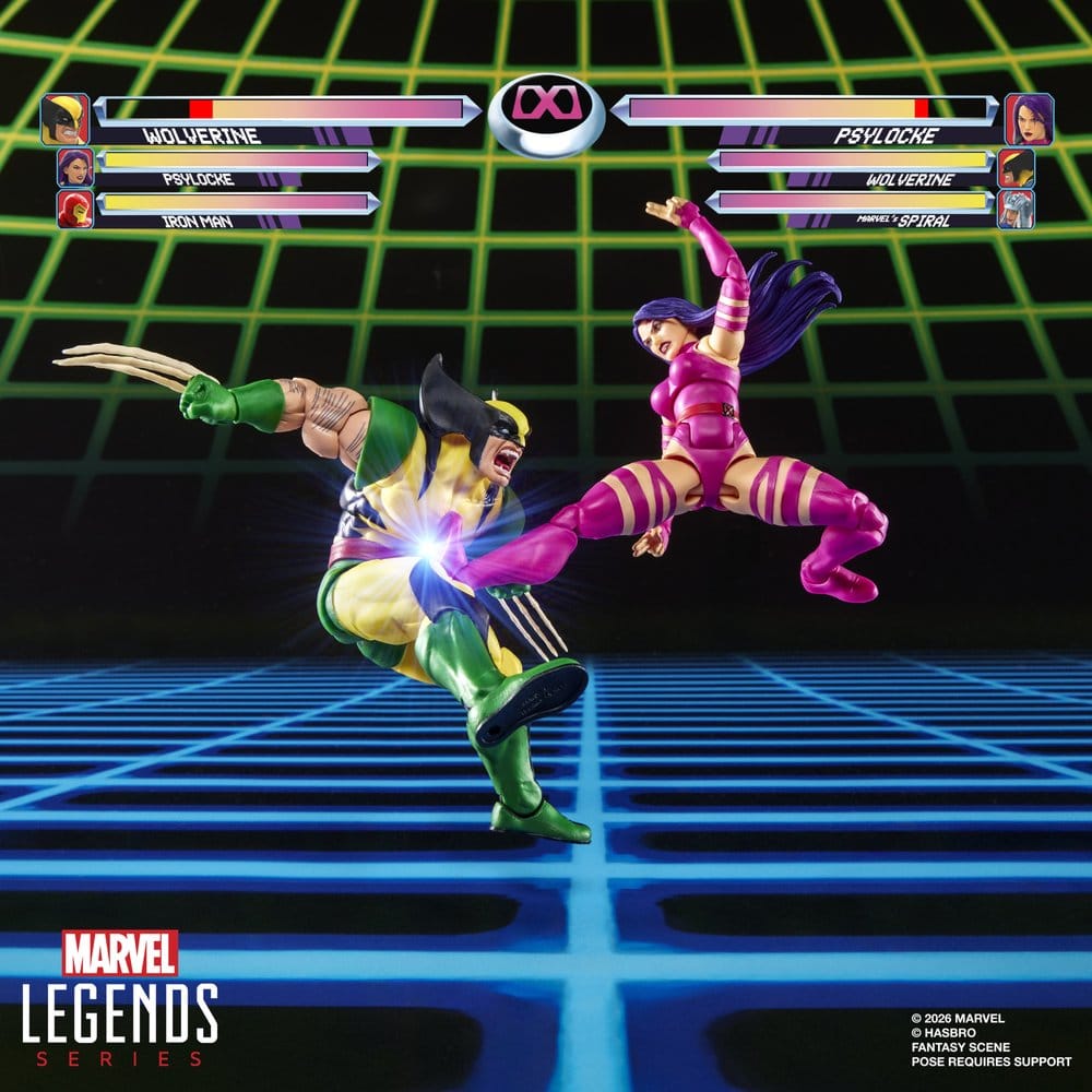 Marvel Games Marvel Legends pack 2 figurines Wolverine & Psylocke 15 cm
