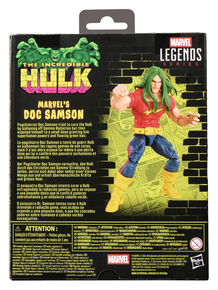 The Incredible Hulk Marvel Legends figurine Marvel's Doc Samson 15 cm
