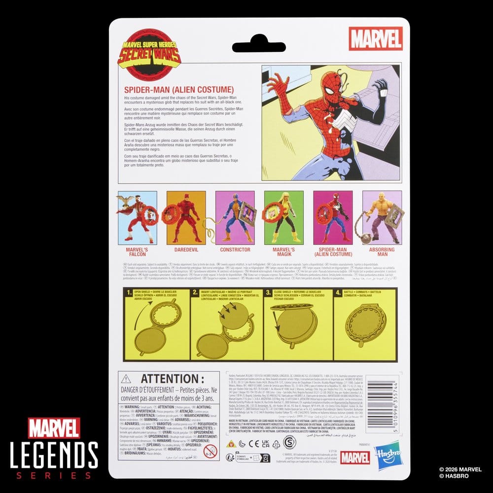 Secret Wars Marvel Legends figurine Spider-Man (Alien Costume) 15 cm