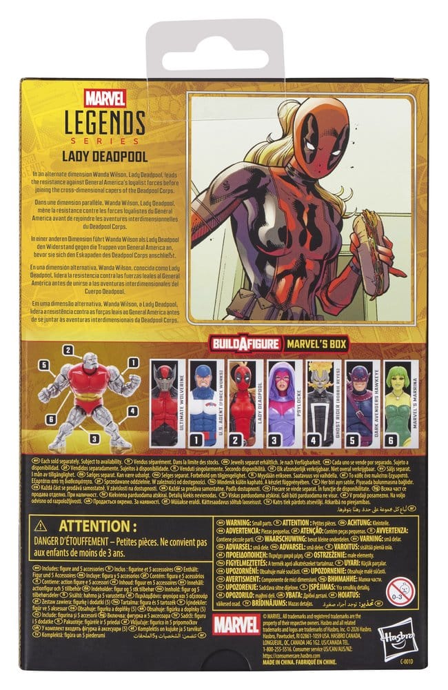 Marvel Legends figurine Lady Deadpool (BAF: Marvel's Box) 15 cm