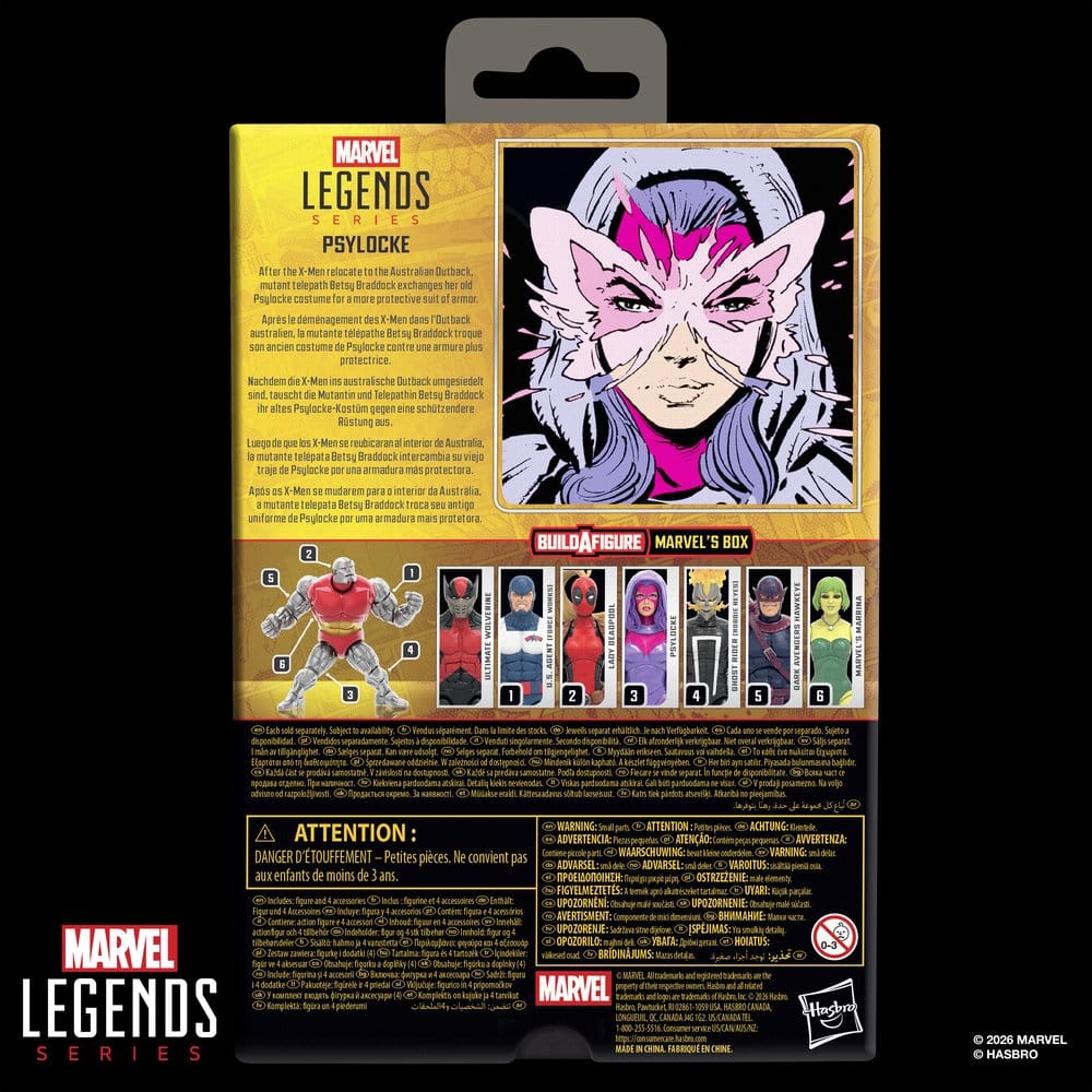 Marvel Legends figurine Psylocke (BAF: Marvel's Box) 15 cm