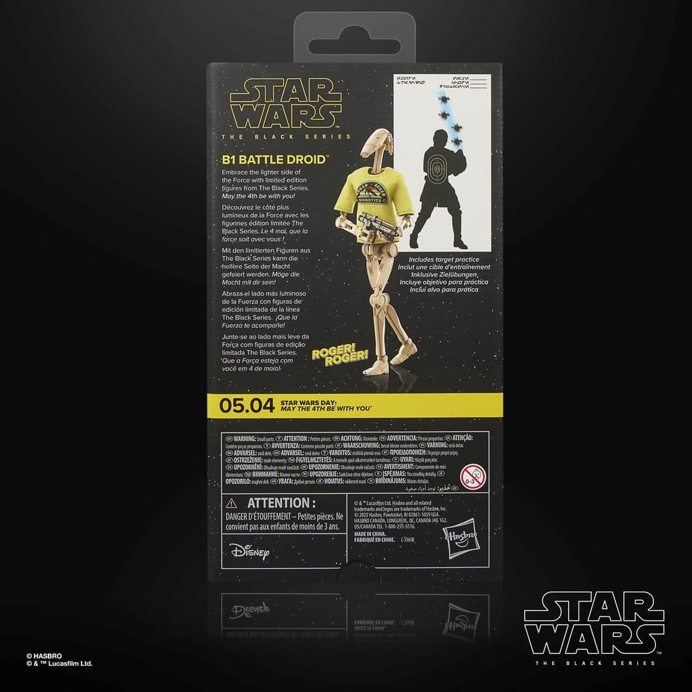 Star Wars Black Series figurine B1 Battle Droid May the 4th Be With You 15 cm