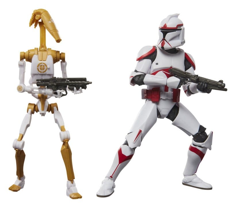 Star Wars: Battlefront II Black Series pack 2 figurines Phase I Assault Trooper & Battle Droid Officer 15 cm