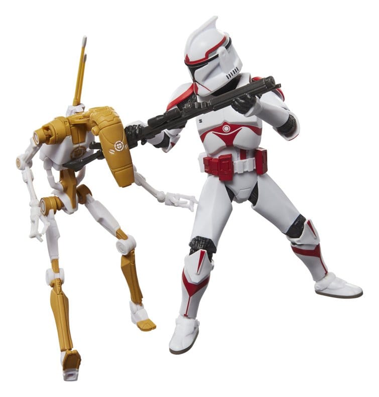 Star Wars: Battlefront II Black Series pack 2 figurines Phase I Assault Trooper & Battle Droid Officer 15 cm