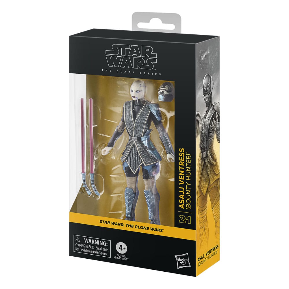 Star Wars: The Clone Wars Black Series figurine Asajj Ventress (Bounty Hunter) 15 cm