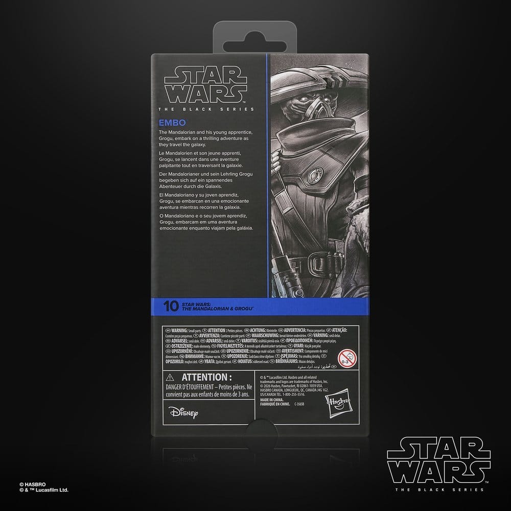 Star Wars: Le Mandalorien et Grogu Black Series figurine Embo 15 cm