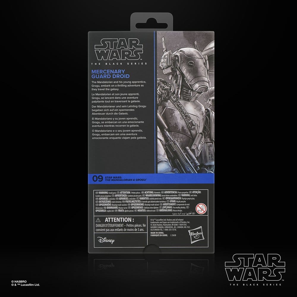Star Wars: Le Mandalorien et Grogu Black Series figurine Mercenary Guard Droid 15 cm