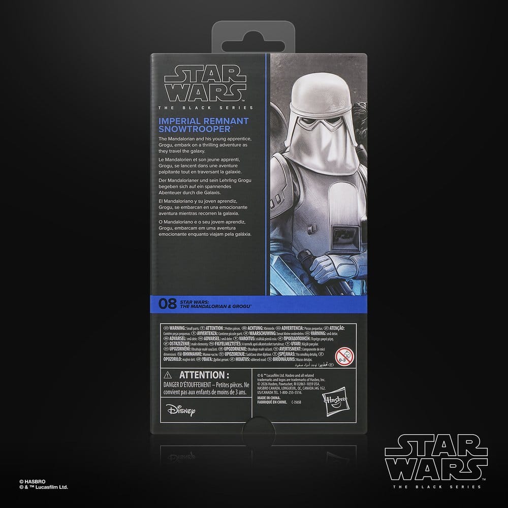 Star Wars : Le Mandalorien et Grogu Black Series figurine Imperial Remnant Snowtrooper 15 cm