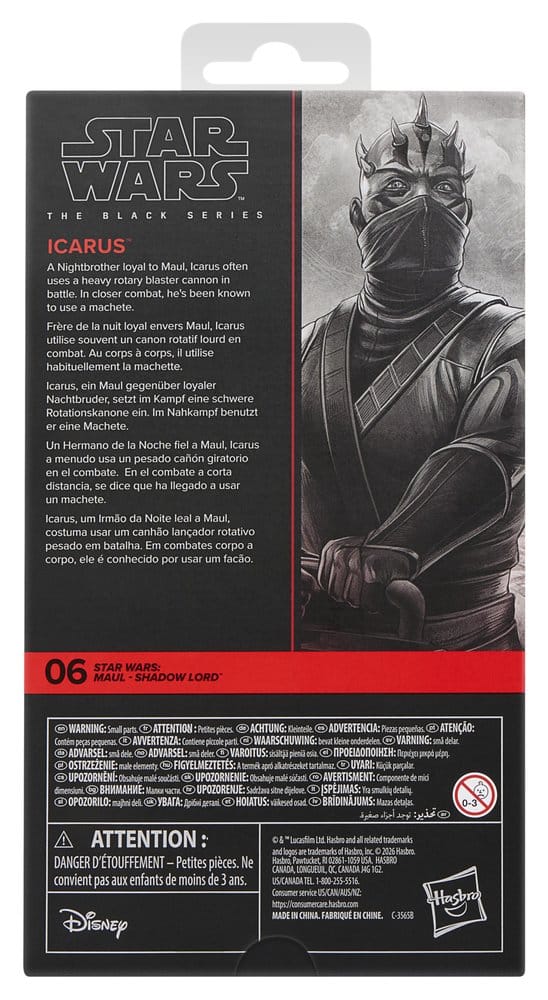 Star Wars: Maul – Shadow Lord Black Series figurine Icarus 15 cm