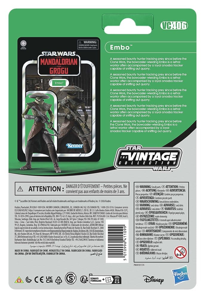 Star Wars : Le Mandalorien et Grogu Vintage Collection figurine Embo 10 cm