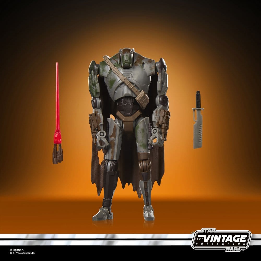 Star Wars : Le Mandalorien et Grogu Vintage Collection figurine Mercenary Droid 10 cm