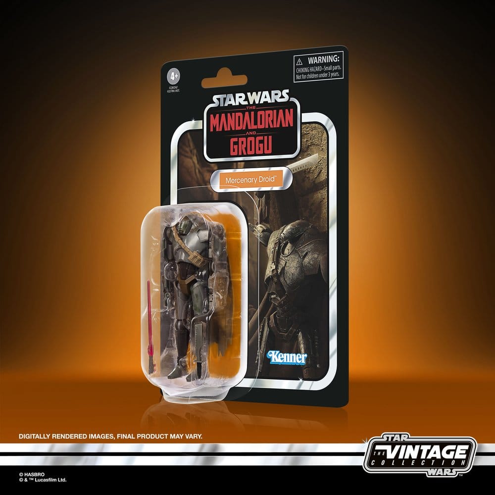 Star Wars : Le Mandalorien et Grogu Vintage Collection figurine Mercenary Droid 10 cm