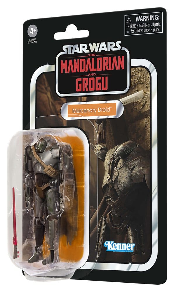 Star Wars : Le Mandalorien et Grogu Vintage Collection figurine Mercenary Droid 10 cm