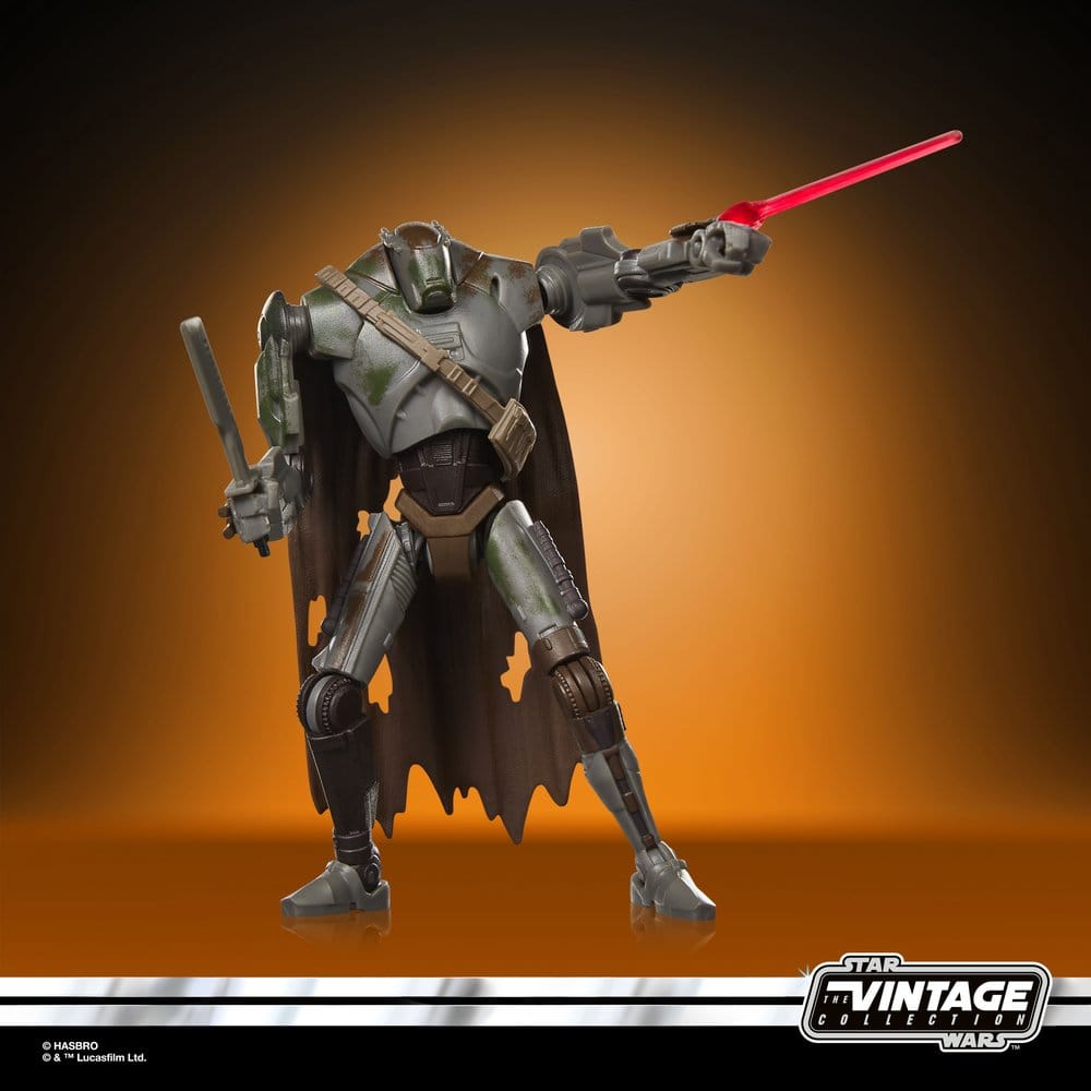 Star Wars : Le Mandalorien et Grogu Vintage Collection figurine Mercenary Droid 10 cm