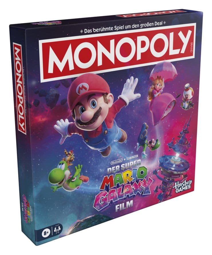 Super Mario Galaxy Le Film Monopoly jeu de plateau *ALLEMAND*
