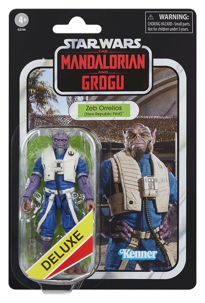Star Wars : Le Mandalorien et Grogu Vintage Collection figurine Zeb Orrelios (New Republic Pilot) 10 cm