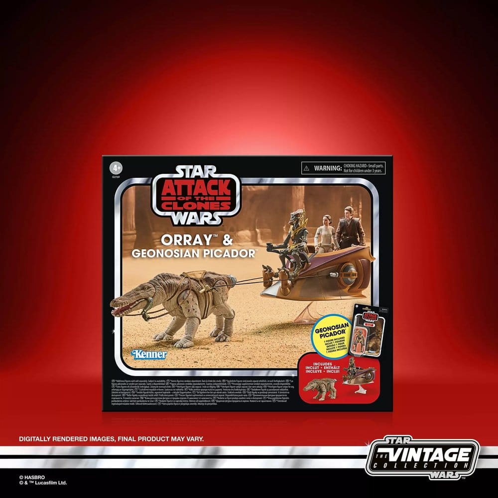 Star Wars Episode II Vintage Collection pack 2 figurines Orray & Geonosian Picador 10 cm