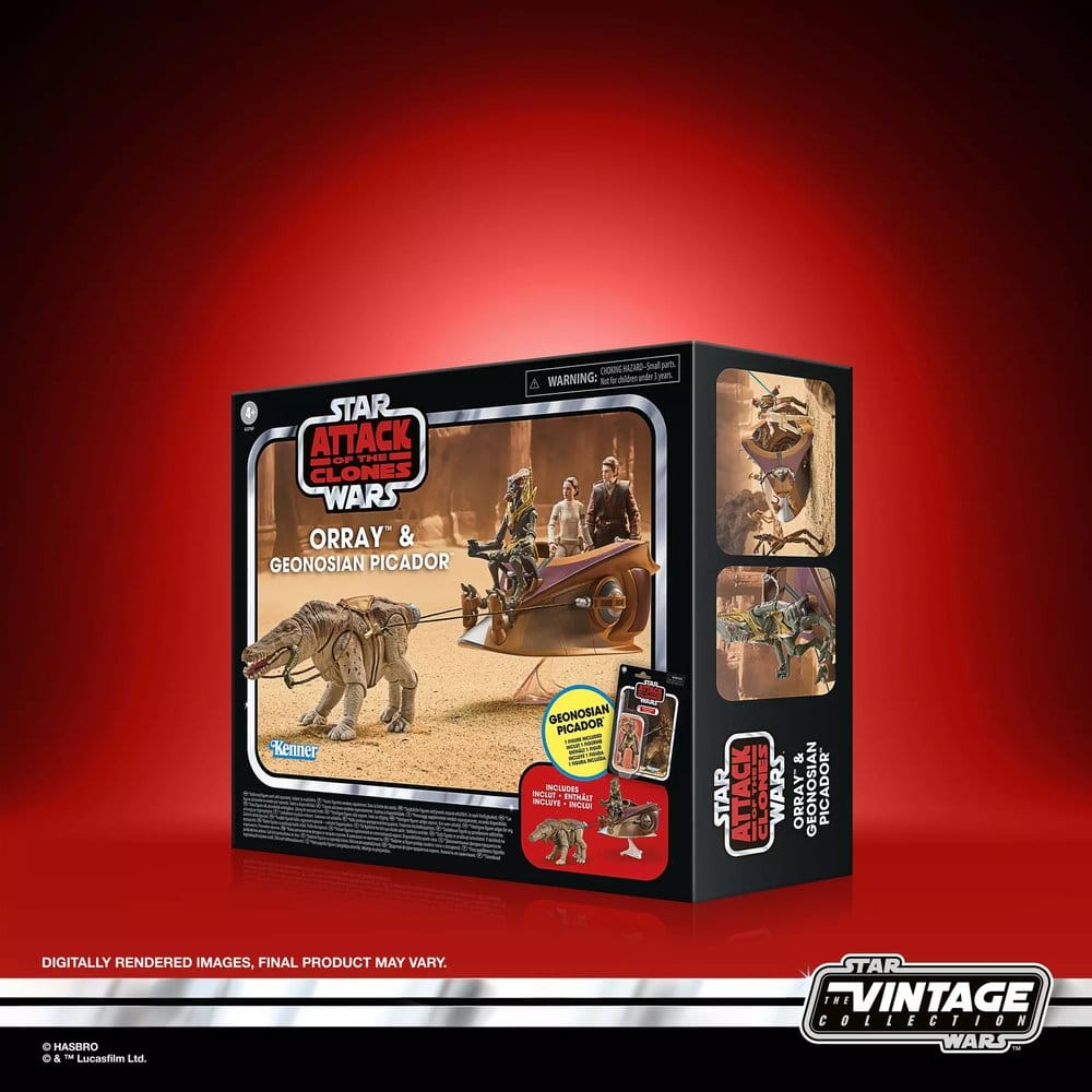 Star Wars Episode II Vintage Collection pack 2 figurines Orray & Geonosian Picador 10 cm
