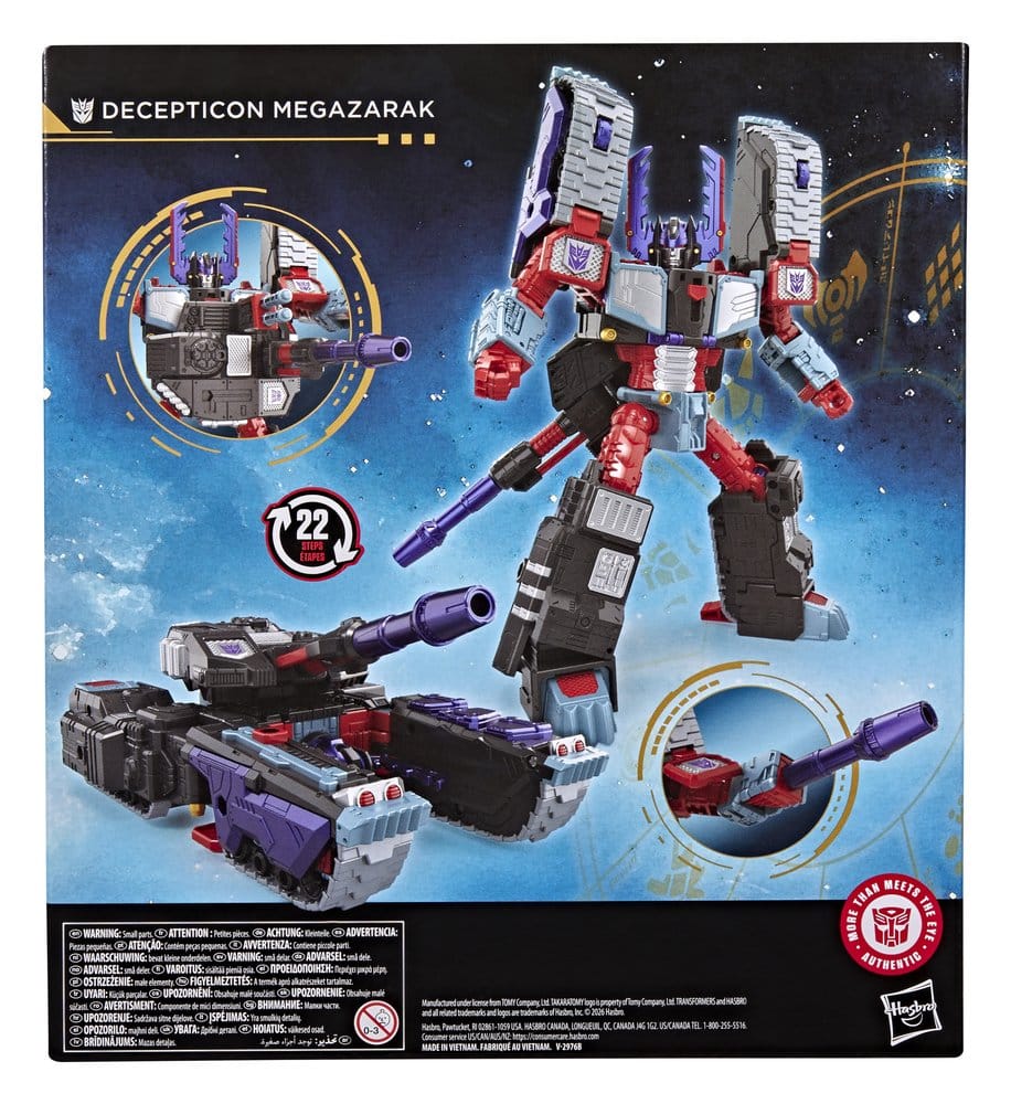 Transformers Age of the Primes Leader Class figurine Megazarak 19 cm