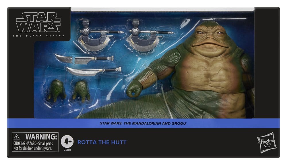 Star Wars: The Mandalorian and Grogu Black Series figurine Rotta the Hutt 17 cm