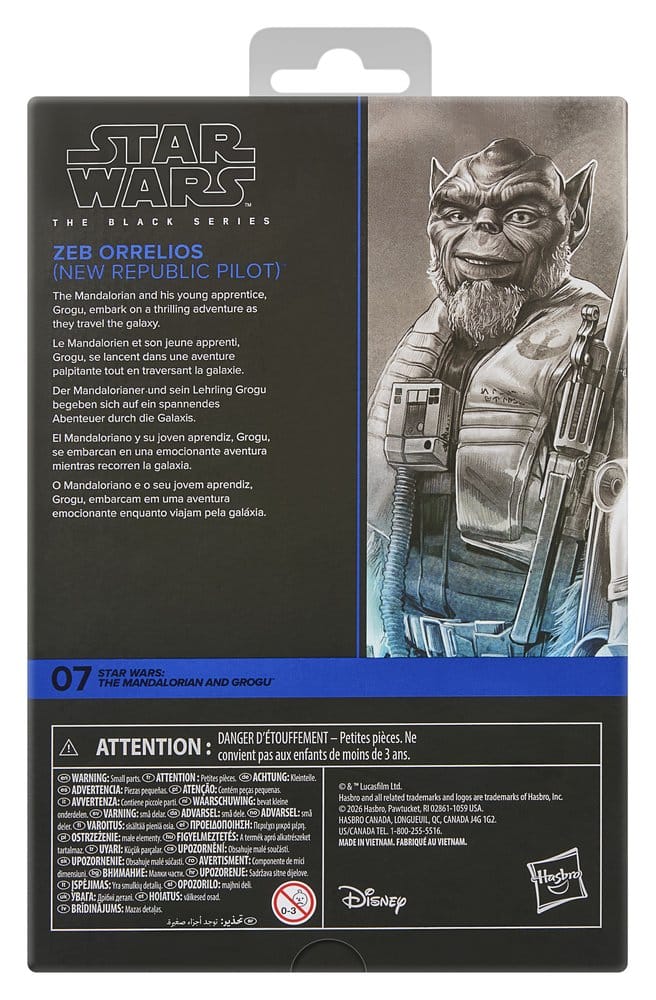 Star Wars : Le Mandalorien et Grogu Black Series figurine Garazeb “Zeb” Orrelios 15 cm