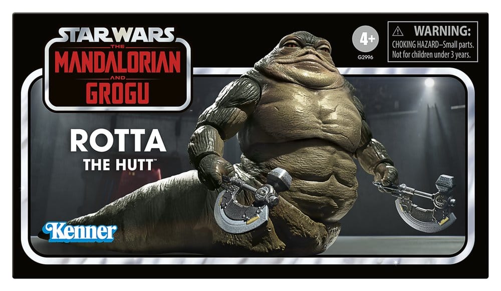 Star Wars: The Mandalorian and Grogu Vintage Collection figurine Rotta the Hutt 10 cm
