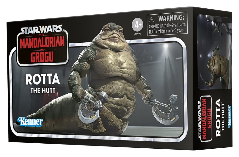 Star Wars: The Mandalorian and Grogu Vintage Collection figurine Rotta the Hutt 10 cm