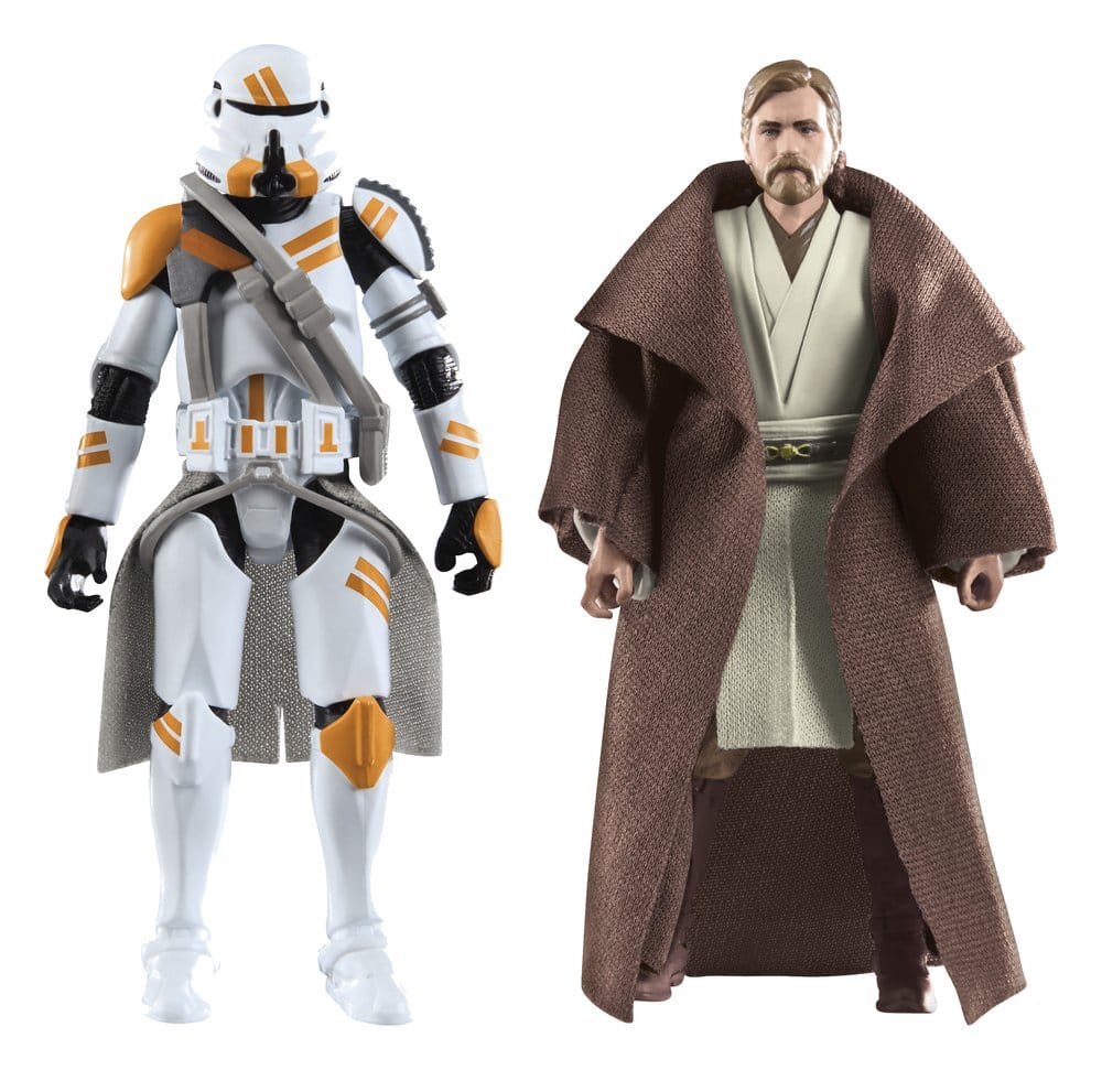 Star Wars Episode III Vintage Collection pack 2 figurines Obi-Wan Kenobi & Airborne Clone Trooper 10 cm