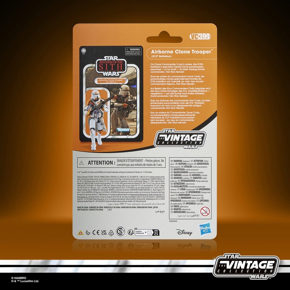 Star Wars Episode III Vintage Collection pack 2 figurines Obi-Wan Kenobi & Airborne Clone Trooper 10 cm