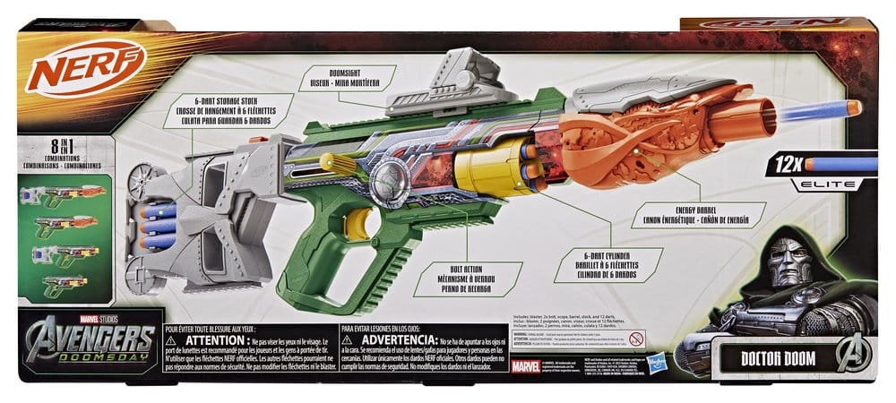 Avengers: Doomsday NERF blaster à fléchettes Doctor Doom