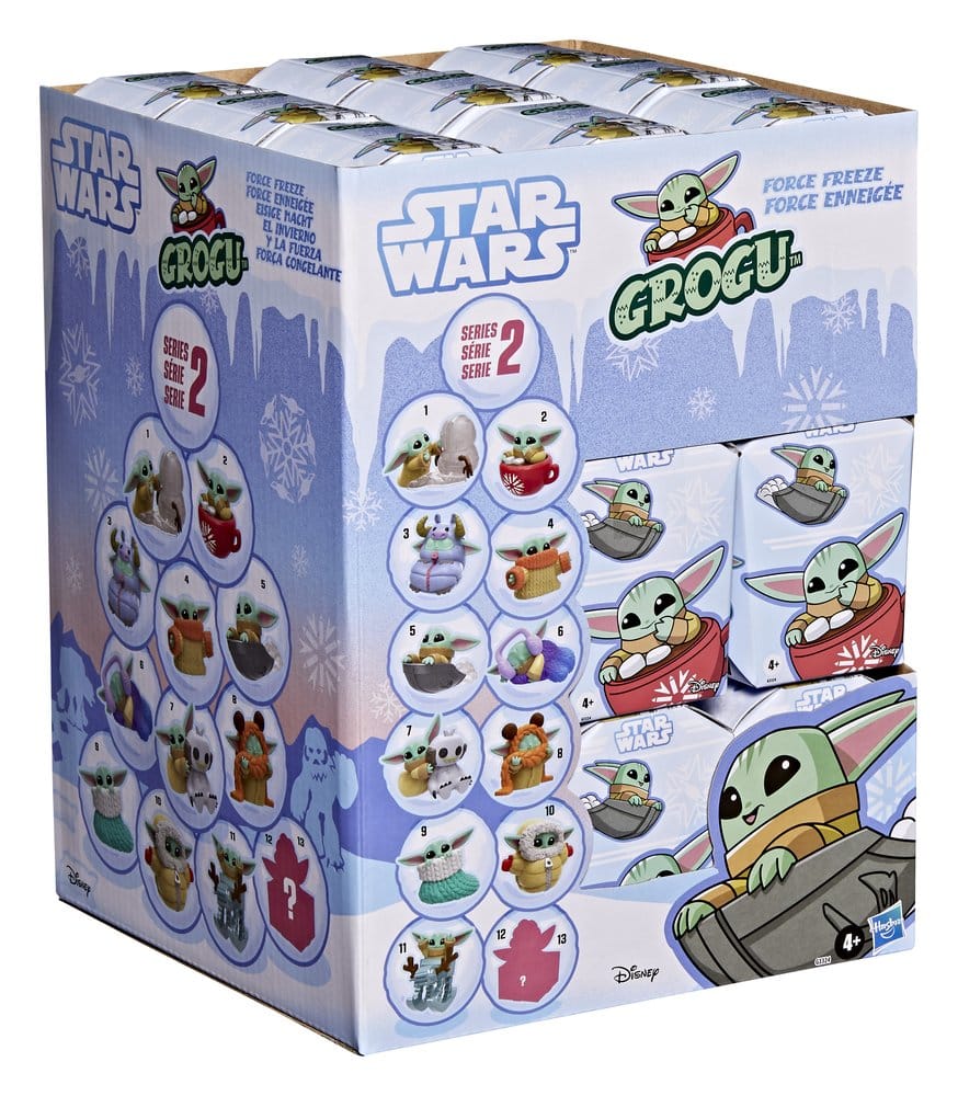 Star Wars présentoir mini-figurines Blind Box Grogu Force Freeze Series 2 4 cm (24)