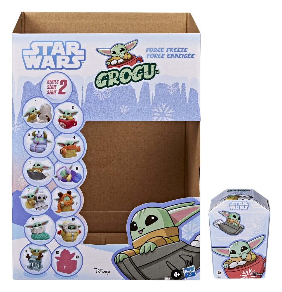 Star Wars présentoir mini-figurines Blind Box Grogu Force Freeze Series 2 4 cm (24)