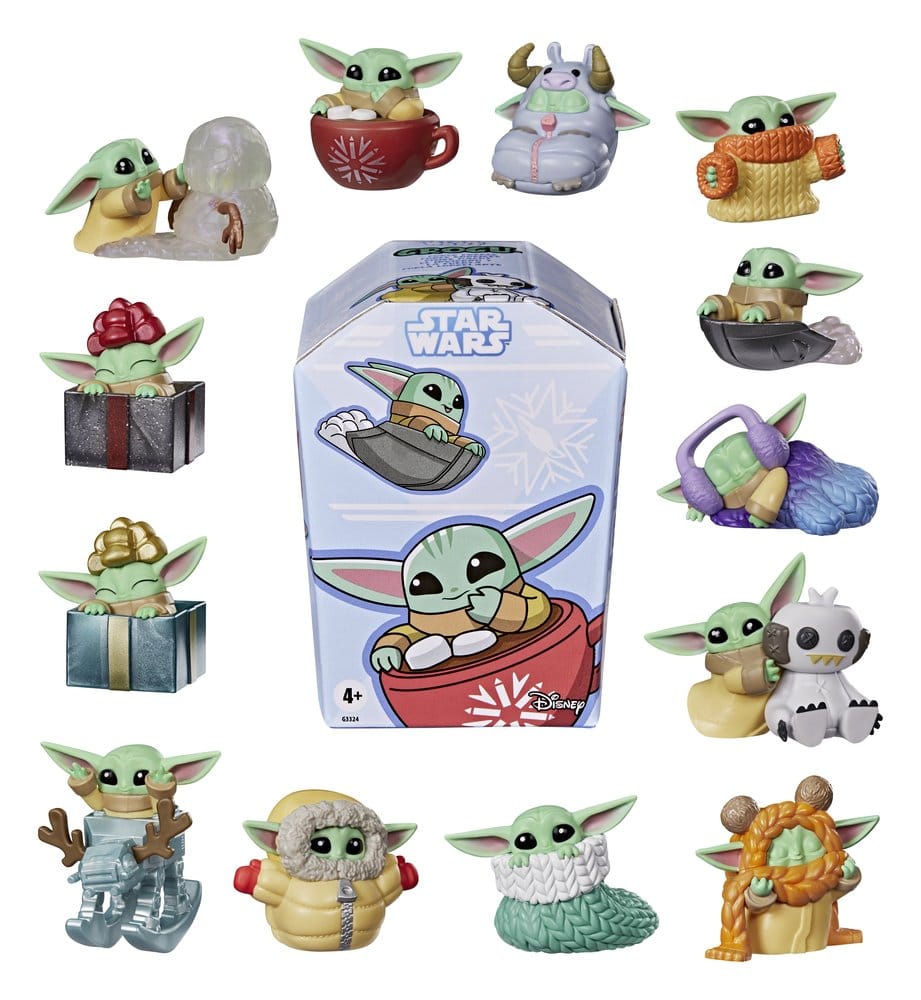 Star Wars présentoir mini-figurines Blind Box Grogu Force Freeze Series 2 4 cm (24)