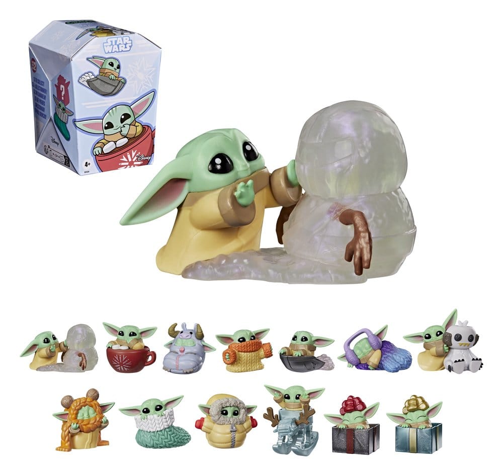Star Wars présentoir mini-figurines Blind Box Grogu Force Freeze Series 2 4 cm (24)