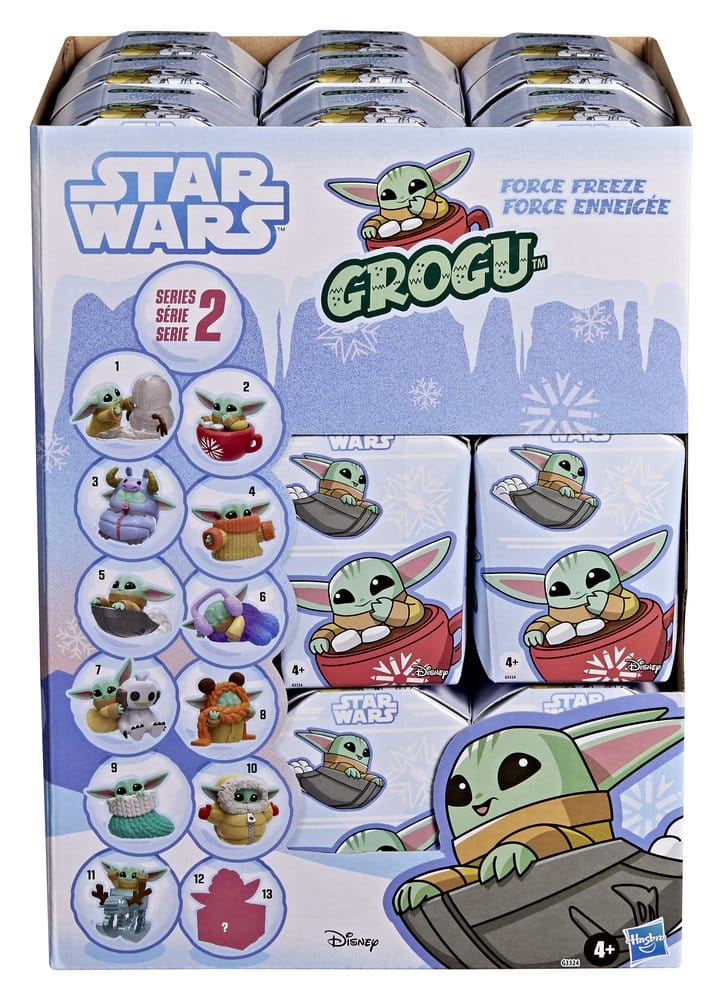 Star Wars présentoir mini-figurines Blind Box Grogu Force Freeze Series 2 4 cm (24)